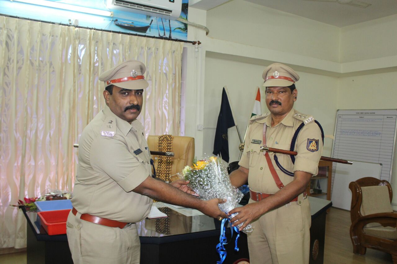 Kumarachandra IPS took over charge as Addl. Superintendent of Udupi district